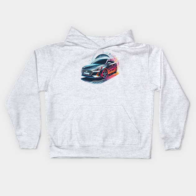 Hyundai I30 Kids Hoodie by Vehicles-Art